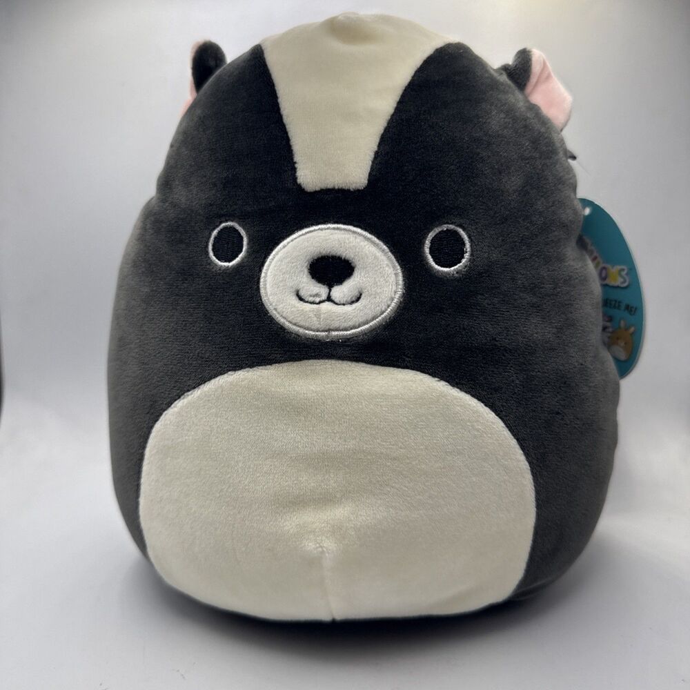 Squishmallows 7" Skyler the Skunk Kellytoy NWT Black White